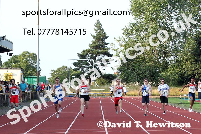 100 metres, 2021 North East Grand Prix 5, Monkton, Wednesday, July 21st. Photo: David T. Hewitson/Sports for All Pics